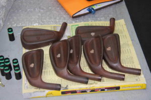 Irons with the antique finish, designed to look aged