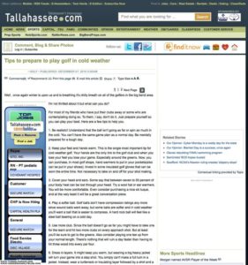 Article on Tallahassee.com that was copied from Intothegrain.com