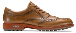 ECCO Golf Collection - Men's Tour Hybrid Wingtip Lion_BurntOchre