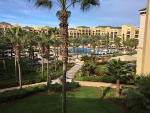 Courtyard & pool at the Mazagan Beach & Golf Resort