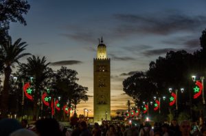 The Koutoubia Mosque in Marrakesh