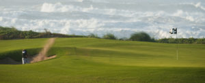 Bunker shot at Mazagan Resort