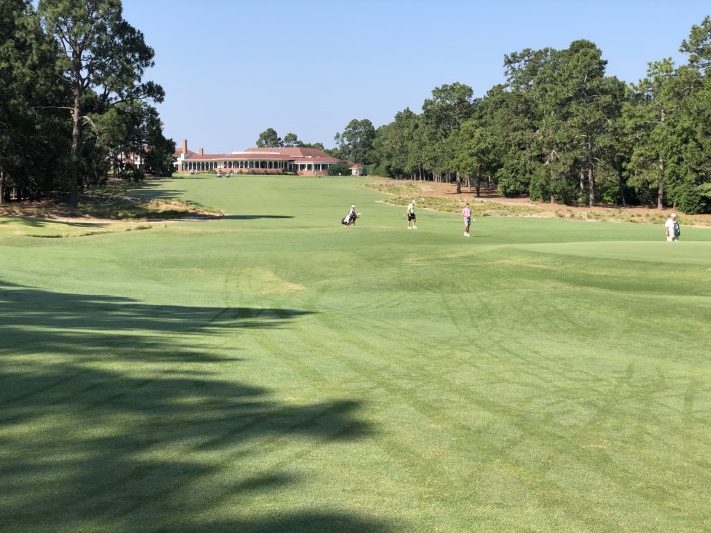 Pinehurst Resort No. 2 Course - First Hole & Clubhouse