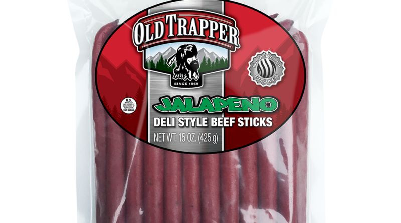 OLD TRAPPER JALAPENO DELI STYLE BEEF STICKS