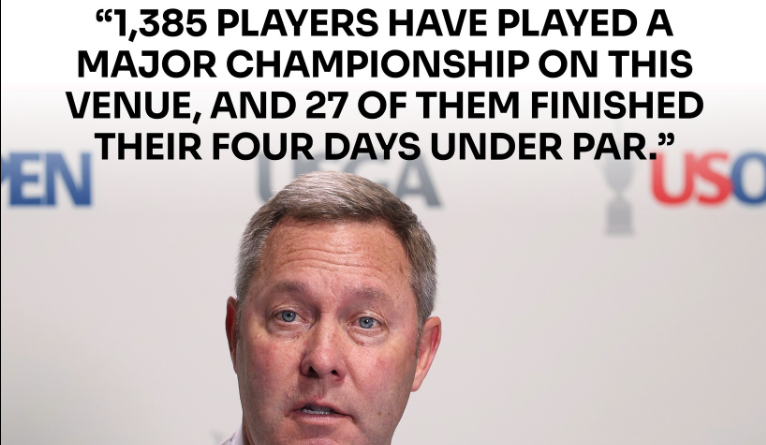 USGA Mike Whan US Open Oakmont