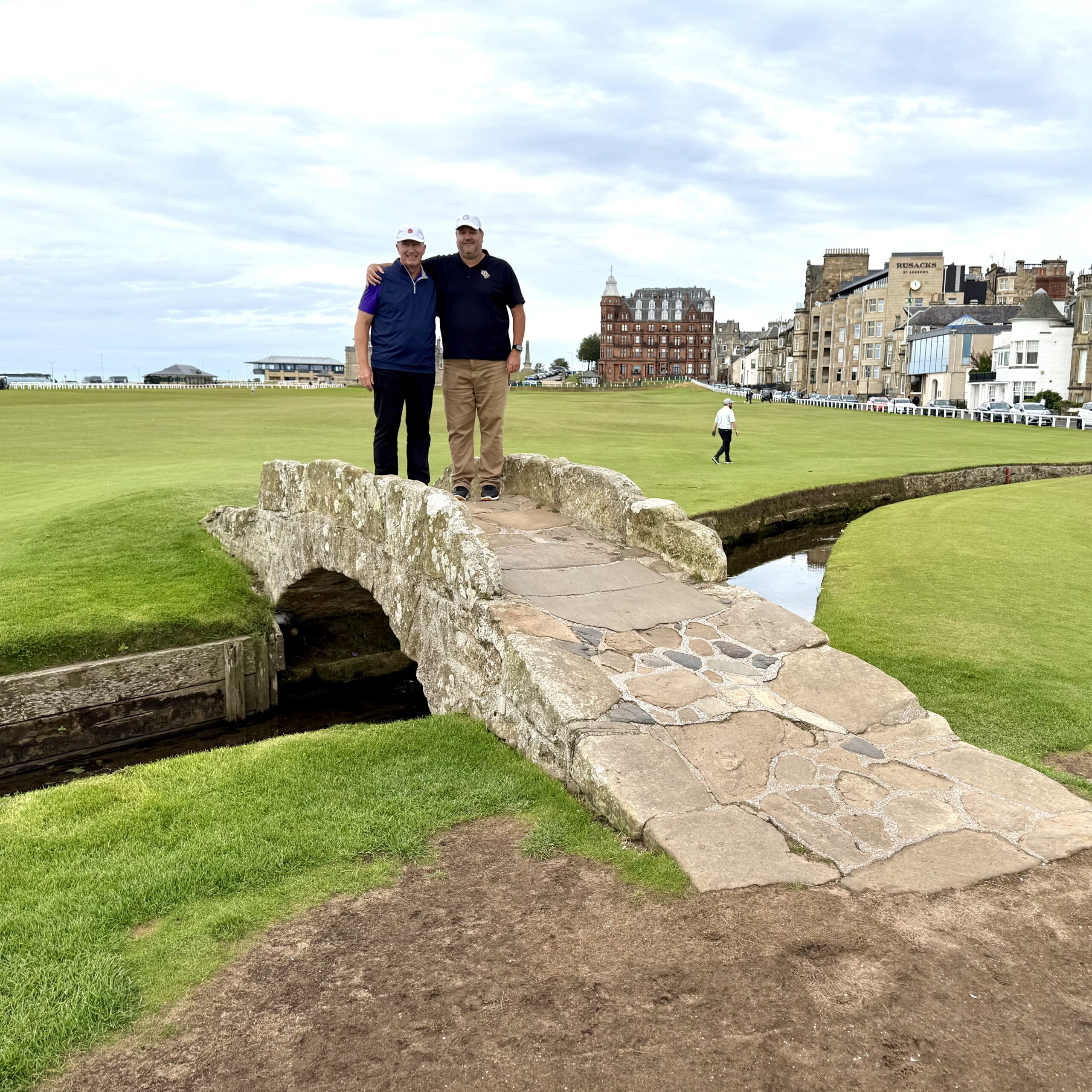 Swilcan Bridge, St Andrews Old Course, August 2025