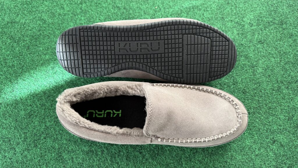 KURU LOFT 2 slipper outsole and faux shearling lining