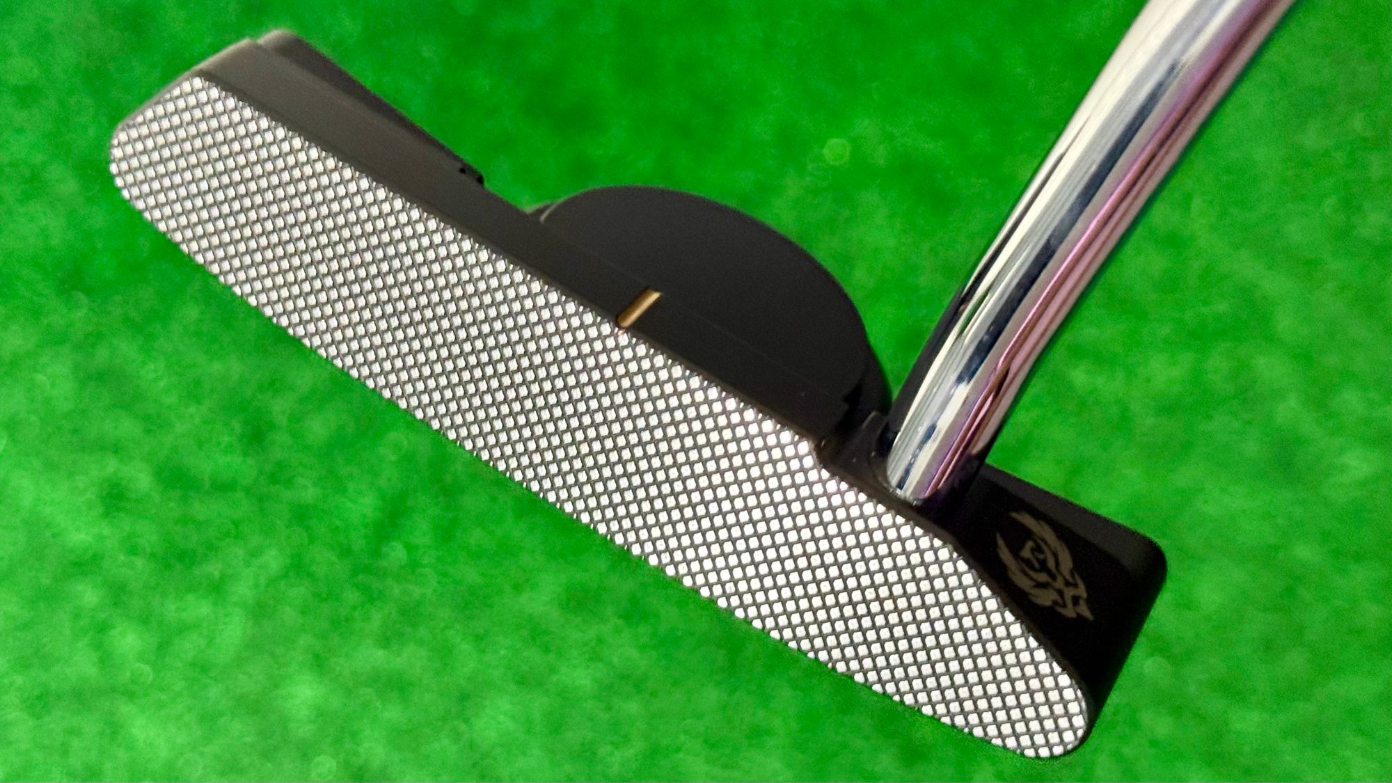 Killer Golf Artifact Blade EQ face, showing the diamond milling pattern